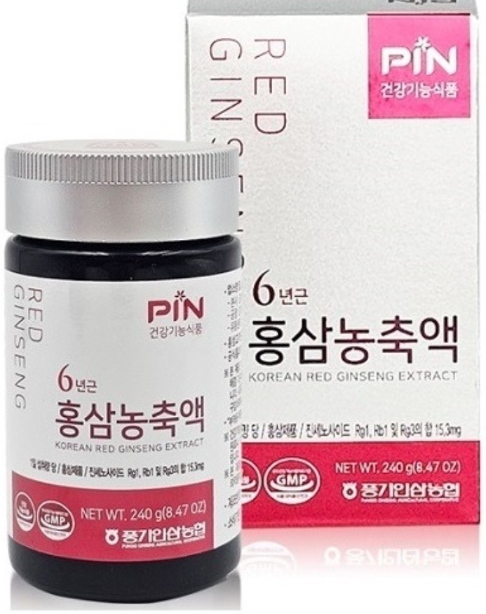 [Pung-gi Ginseng Nonghyup] Korean 6 Years Red Ginseng Extract 240g