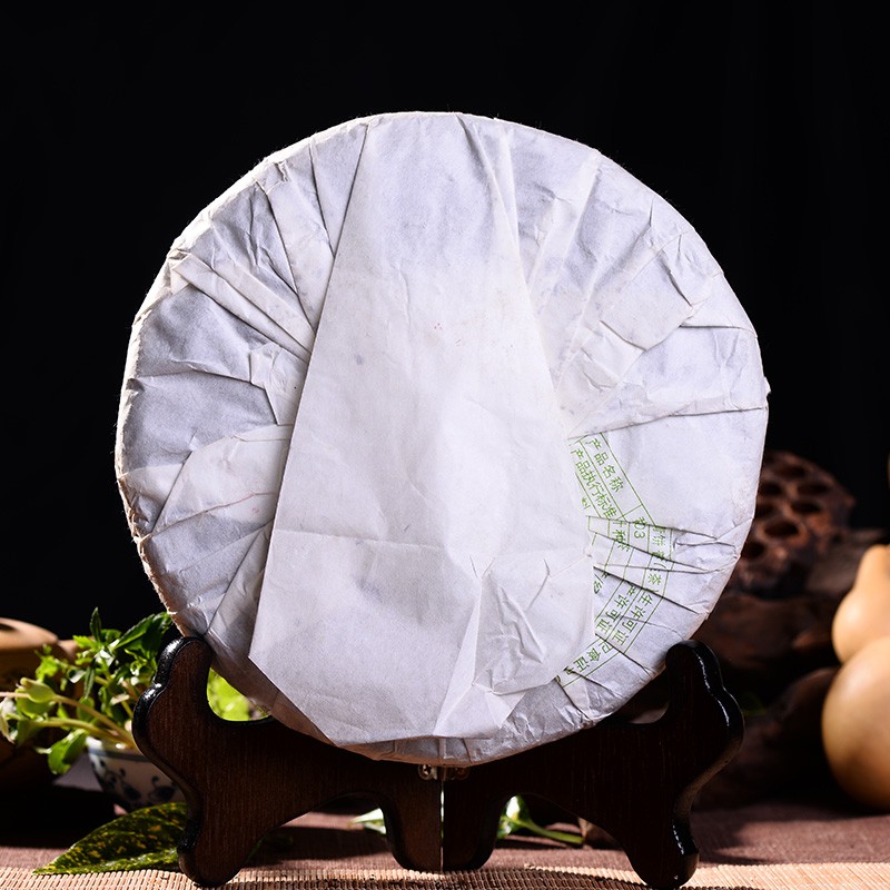 2007 Yunnan Mengku Qizi Tea Biscuit Pu-erh Green Cake Pu’er Puer Tea Raw 400g
