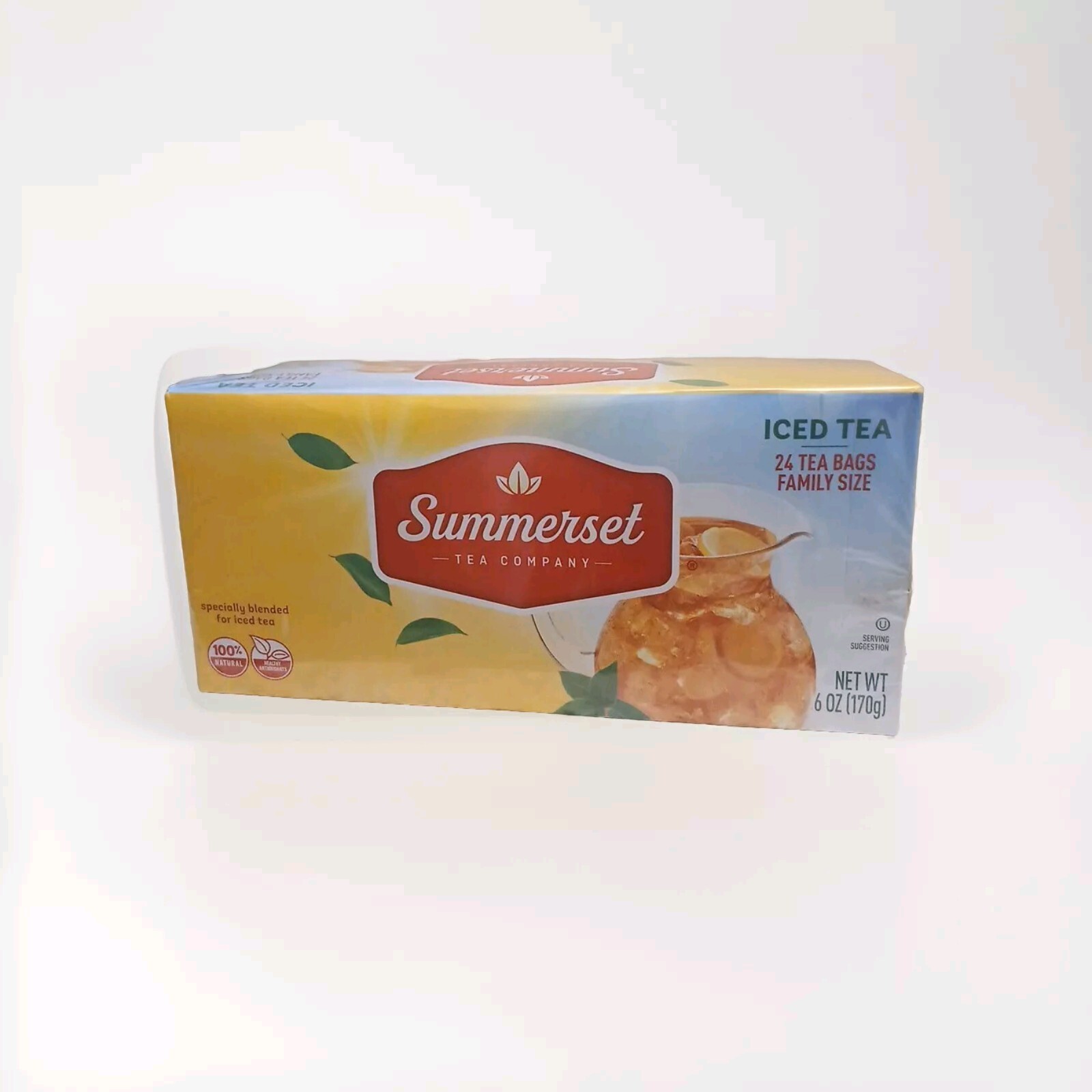 Summerset Iced Tea 24 tea Bags 6.Oz/170g Exp:05/2026