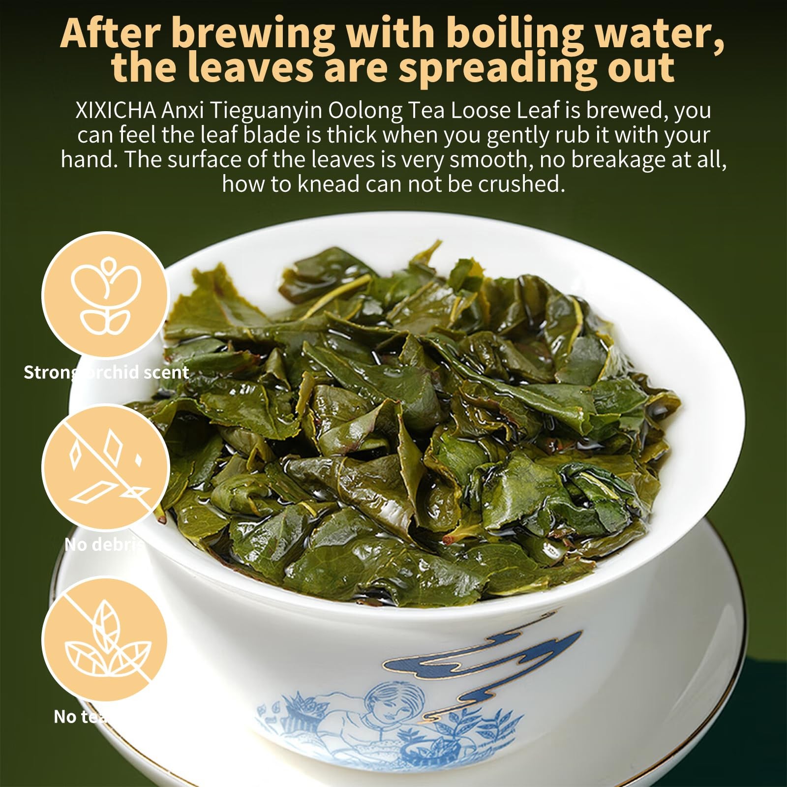 XIXICHA Anxi Tie Guan Yin Oolong Tea Tieguanyin Tea Iron Goddess Oolong Tea L…