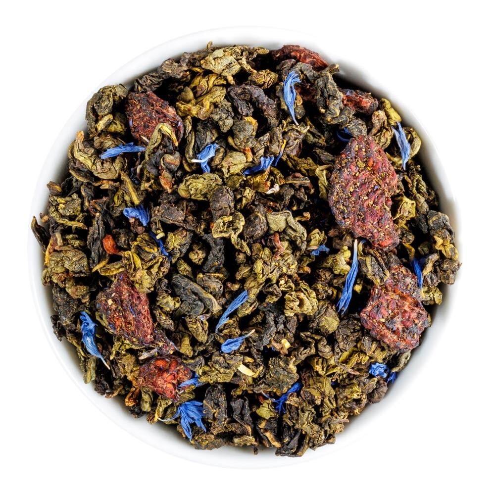 Very Velvet Oolong Tea (Raspberry/Strawberry) – Loose Leaf Blend – Fusion Teas