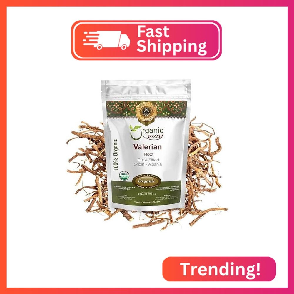 Organic Way Valerian Root Cut & Sifted (Valeriana officinalis) – Herbal Tea | Eu