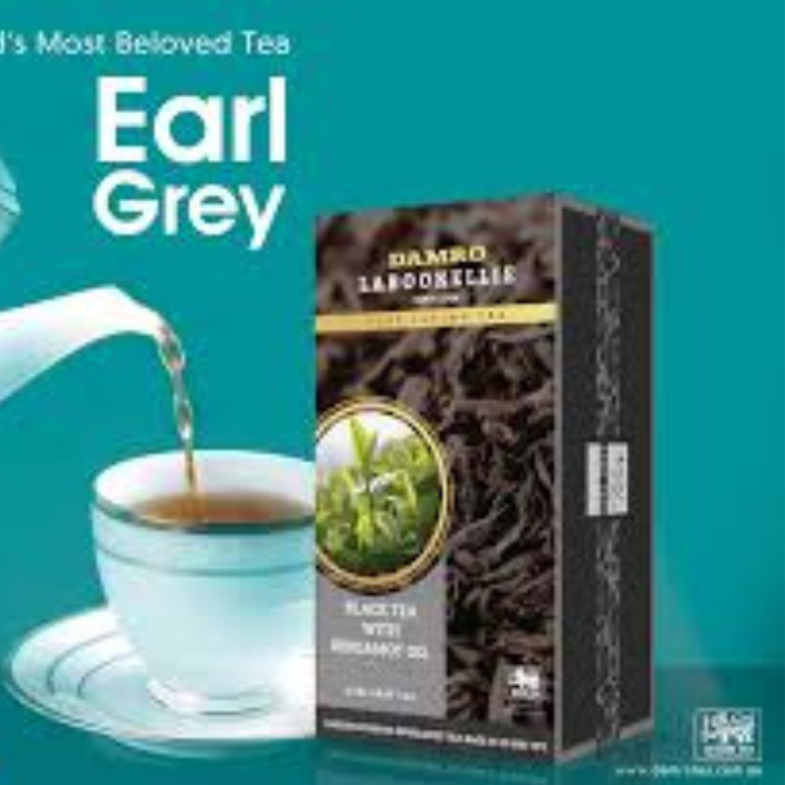 Damro Labookellie Earl Grey Flavoured with bergamot oil Pure Ceylon Black Tea