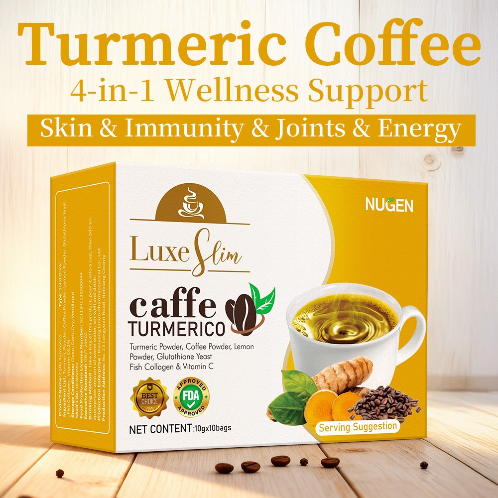 4-in-1 Turmeric Coffee Tea Bags – 10 sachets – Immune Boosting – Skin Health