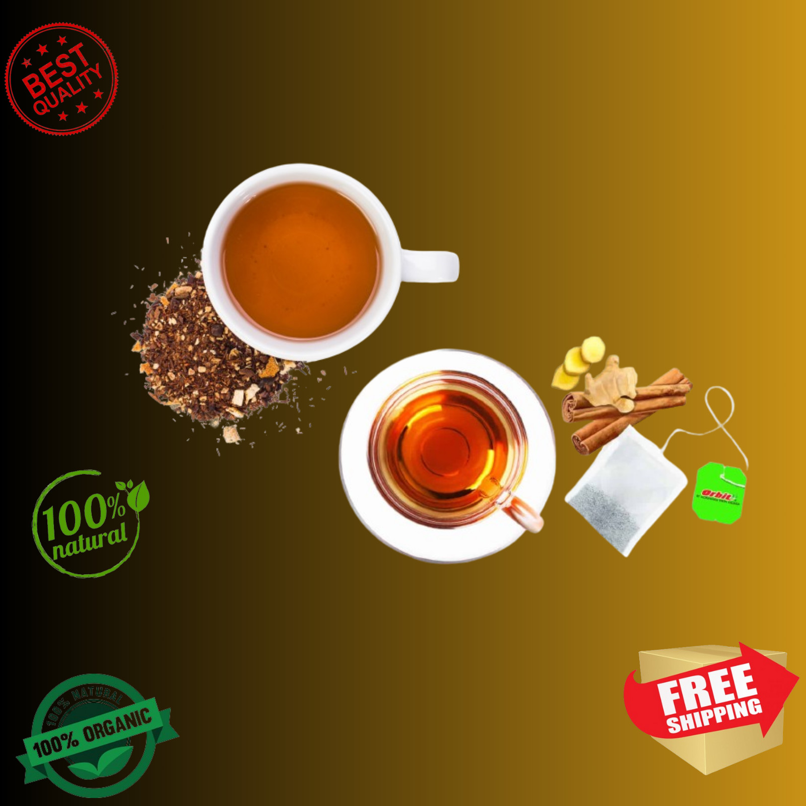 Ceylon Cinnamon Tea 25 Bags | Balance blood sugar | 100% natural herbal drink.