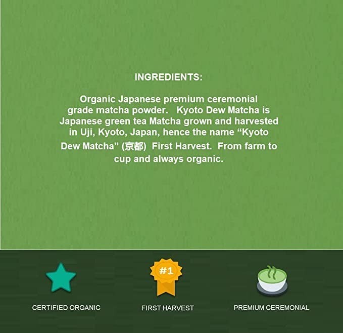 Ceremonial Blend – Authentic Japanese First Harvest – USDA & JAS Organic Cere…