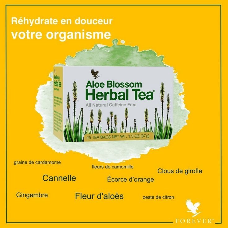 3 Forever Aloe Blossom Herbal Tea (25 bags each) Caffeine Free HALAL/KOSHER