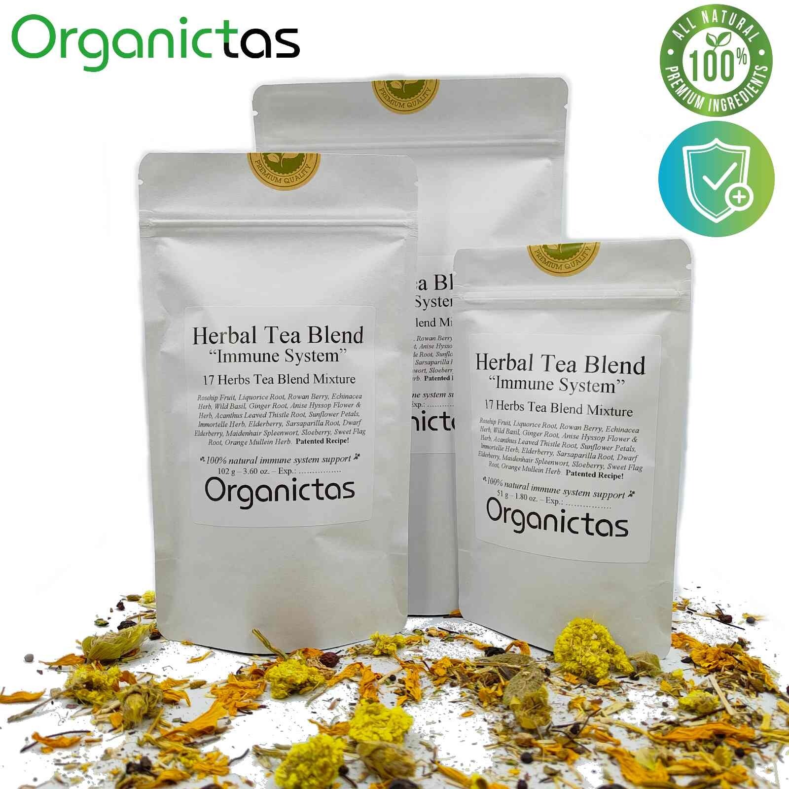 17 Herbs IMMUNE SYSTEM BOOSTER TEA – Immune Support Loose Natural & Organic Tea