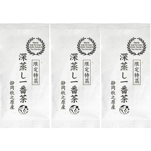 Shizuoka Fukamushi Ichibancha Sencha Green Tea 100g×3 From Japan