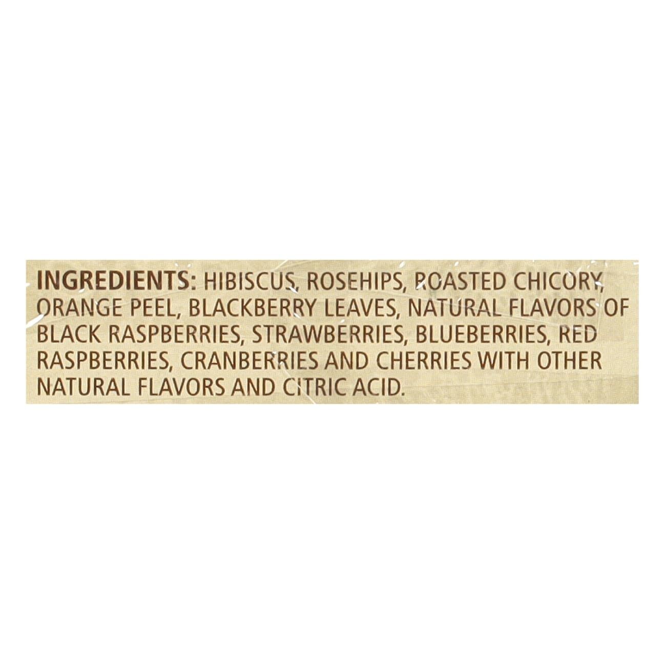 Celestial Seasonings Wild Berry Zinger Herbal Tea, Caffeine Free, 20 Tea Bags…
