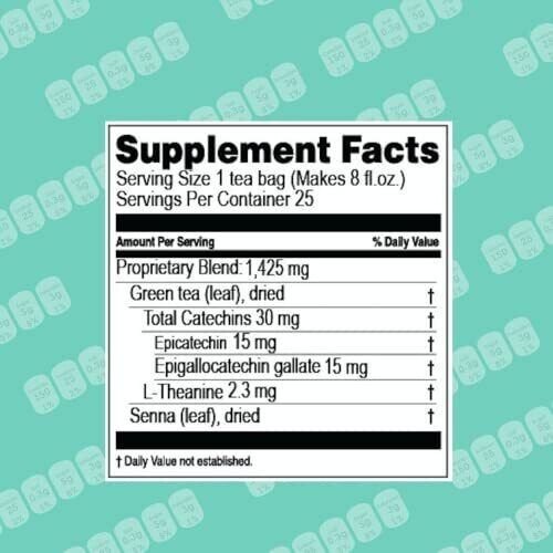 Hyleys Slim Tea 5 Flavors Weight Loss Herbal Supplement Cleanse & Detox – 25 Bag