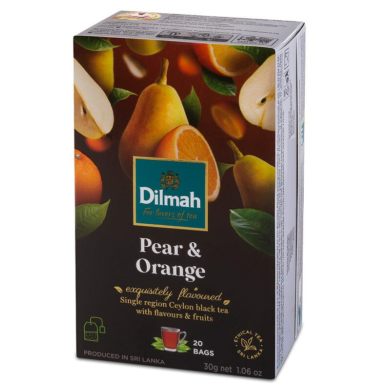Dilmah Pear and Orange Flavoured Black Tea ? 20 Tea Bags