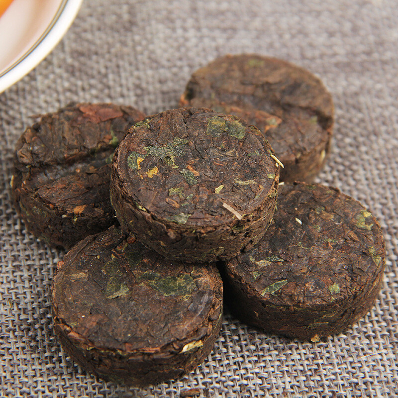 Yunnan Sticky Rice Pu Erh Tea (Nuo Mi Xiang Cha) Ripe Pu’er Puer Mini Cake 500g