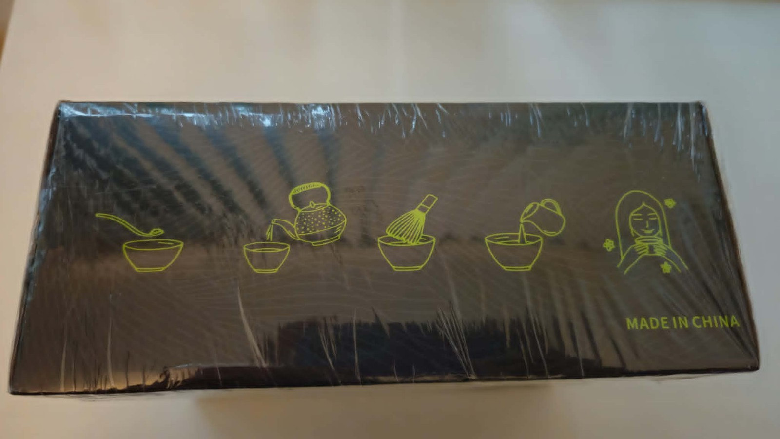 Matcha Whisk Set with Matcha Bowl, Bamboo Whisk, Scoop, Sifter & Holder New