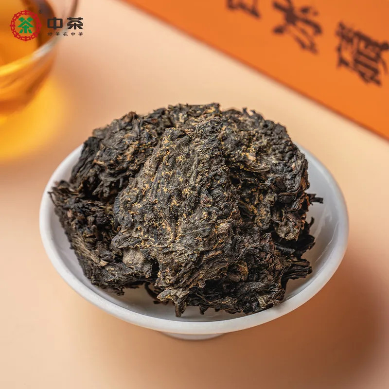 2018 CHINA TEA Anhua Dark Tea Hand-built Fu Brick Yuntai Moraine Black Tea 1kg