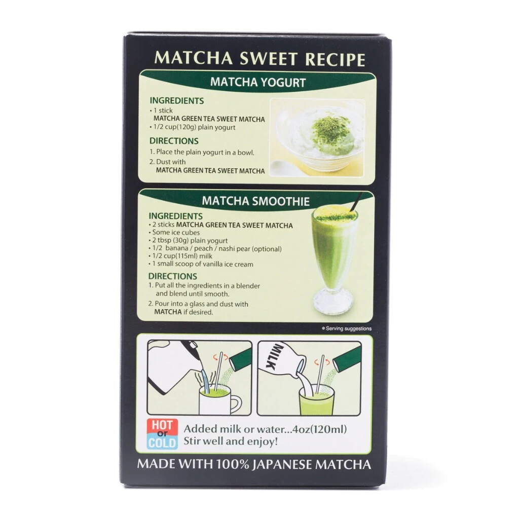 Ito En Japanese Instant Sweet Matcha Green Tea Powder (10 Packets) 4.2 oz (120g)