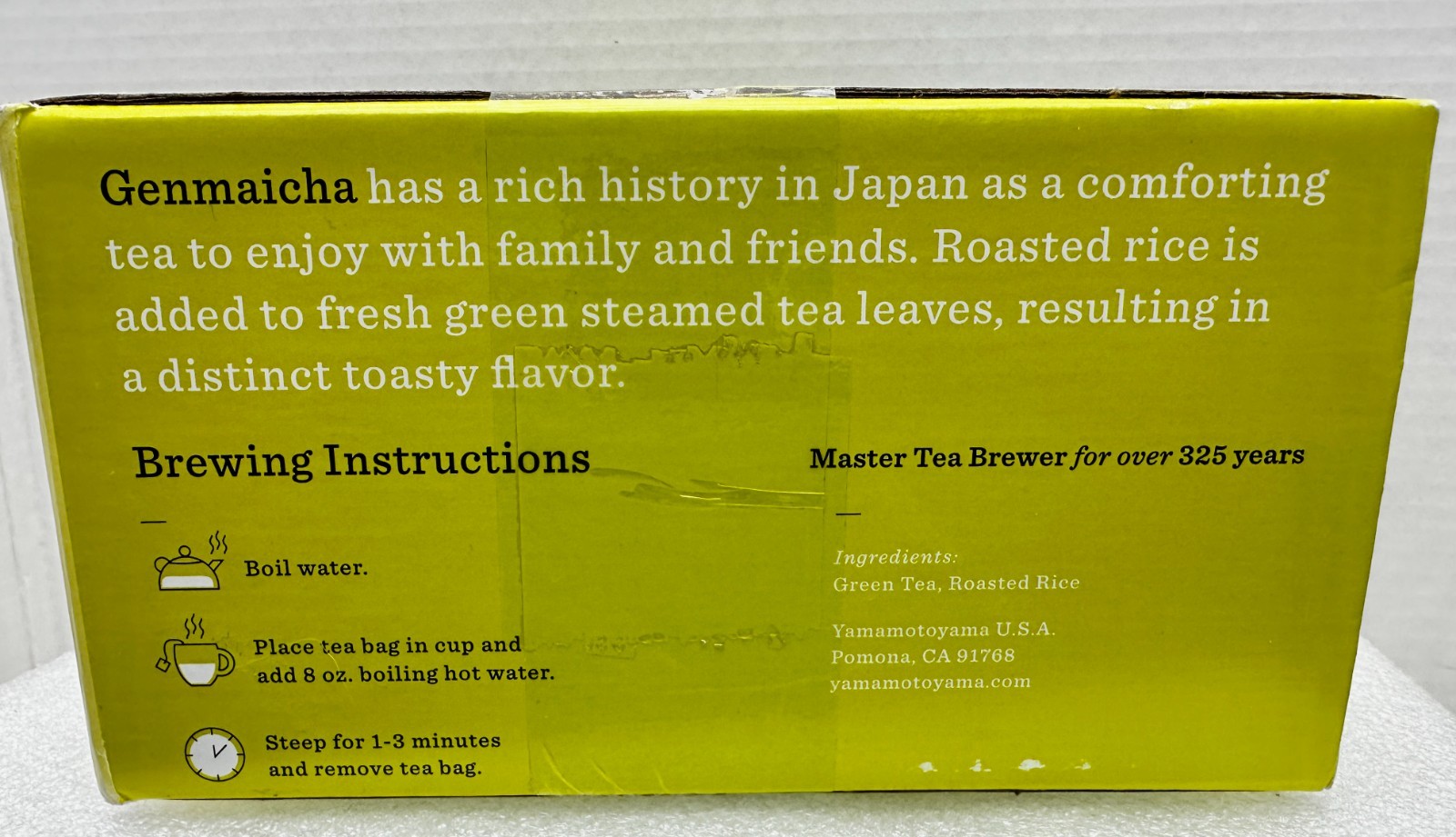 Yama Moto Yama Genmaicha Green Tea x90 Bags w/ Roasted Rice Yamamotoyama 2027