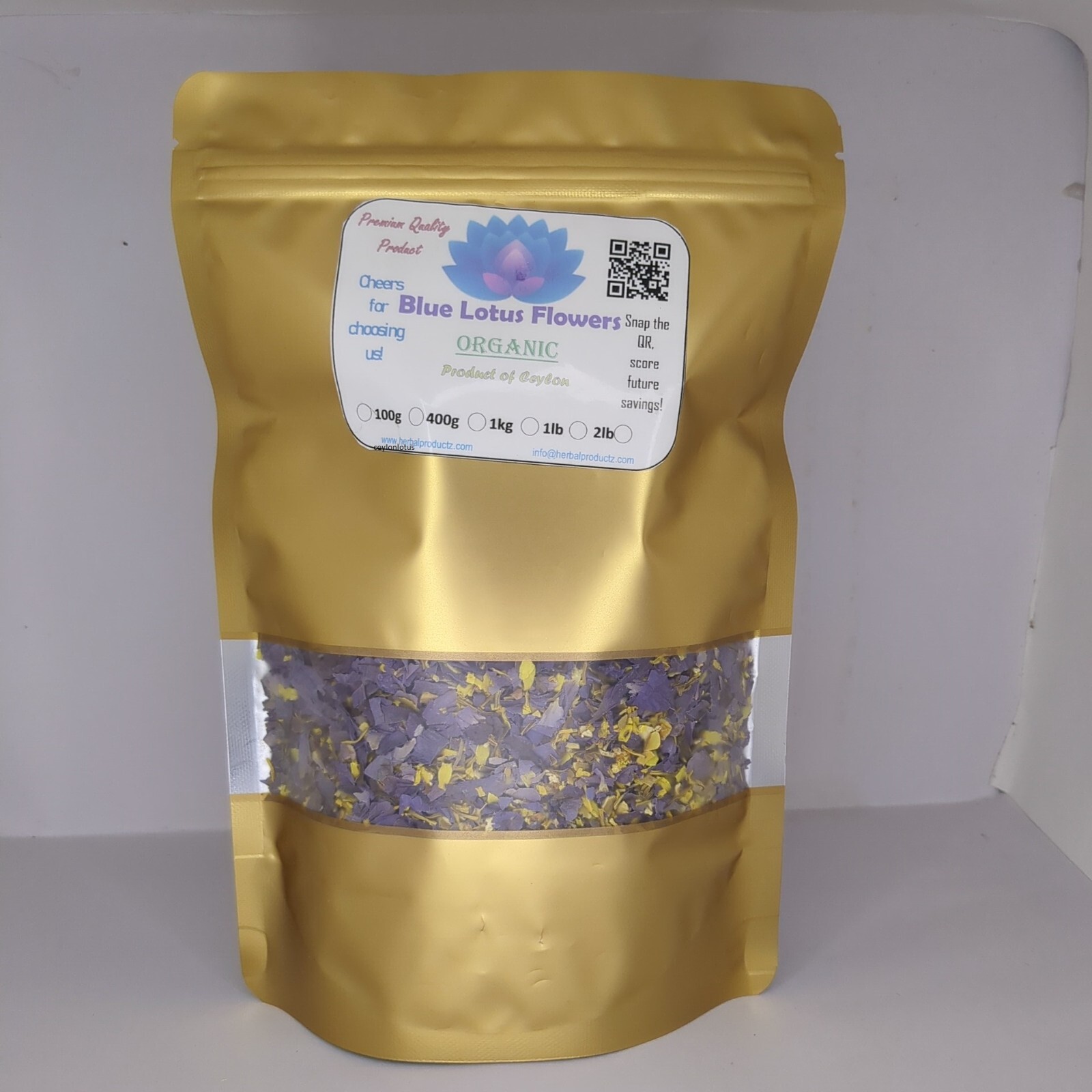 Dried BLUE LOTUS, Nymphaea Caerulea Organic Herbal Hand Picked Flowers Tea/Smoke