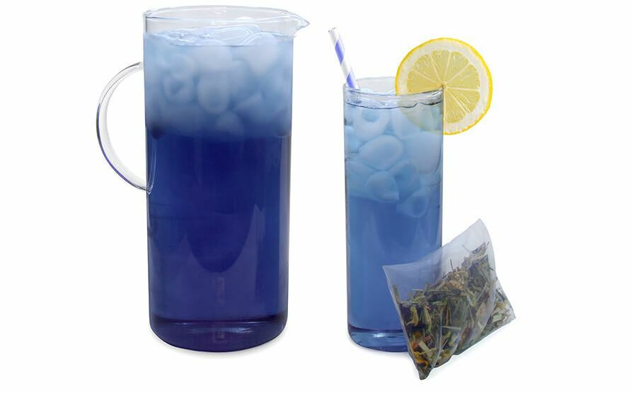 Blue mango iced pouch 12 count bag makes 32 oz of tea each fresh