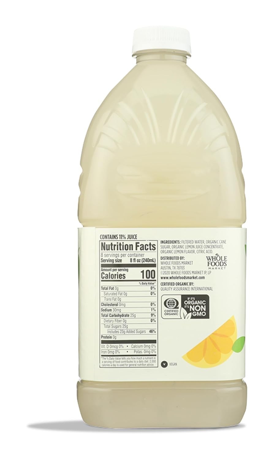 Sustainable Organic Lemonade, 64 Fl Oz – Traditional Recipe Refreshment