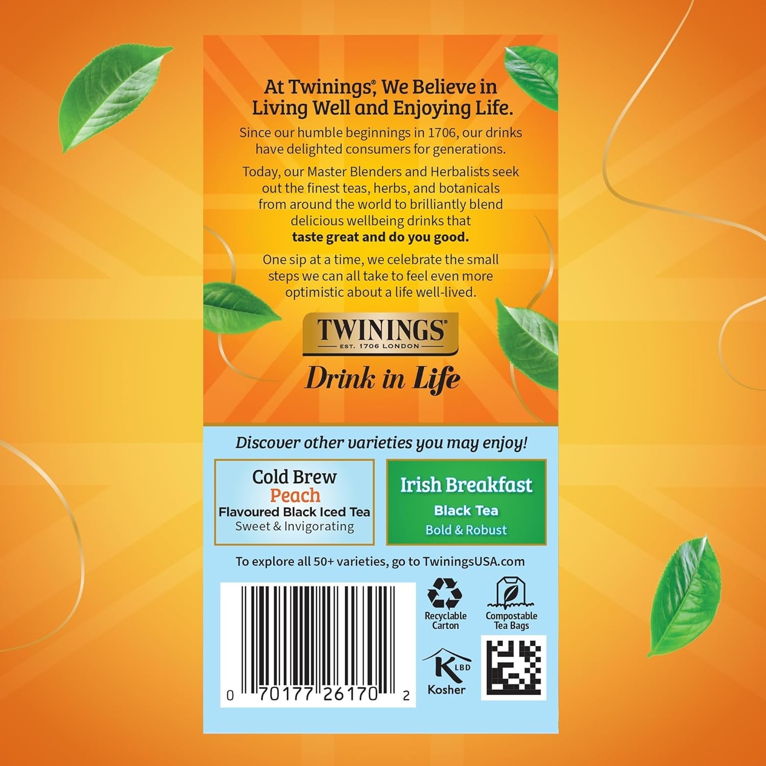 Mint Green Cold Brew Tea Bags – 20 Teabags, Dairy-Free & Keto-Friendly
