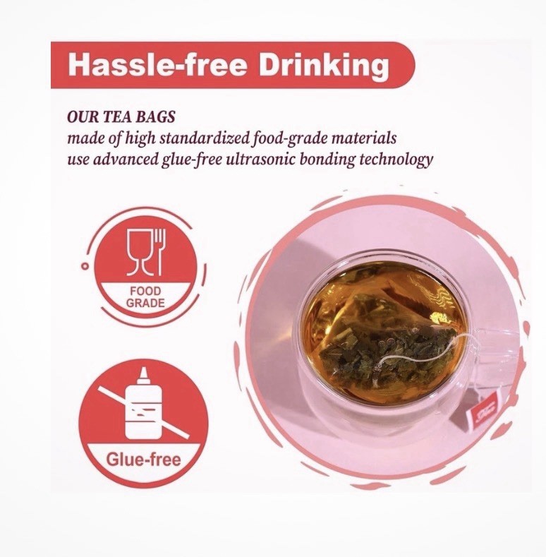 Raspberry Leaf Tea Bag | 2-Pk of 100 Count | Natural Pregnancy Tea for Women