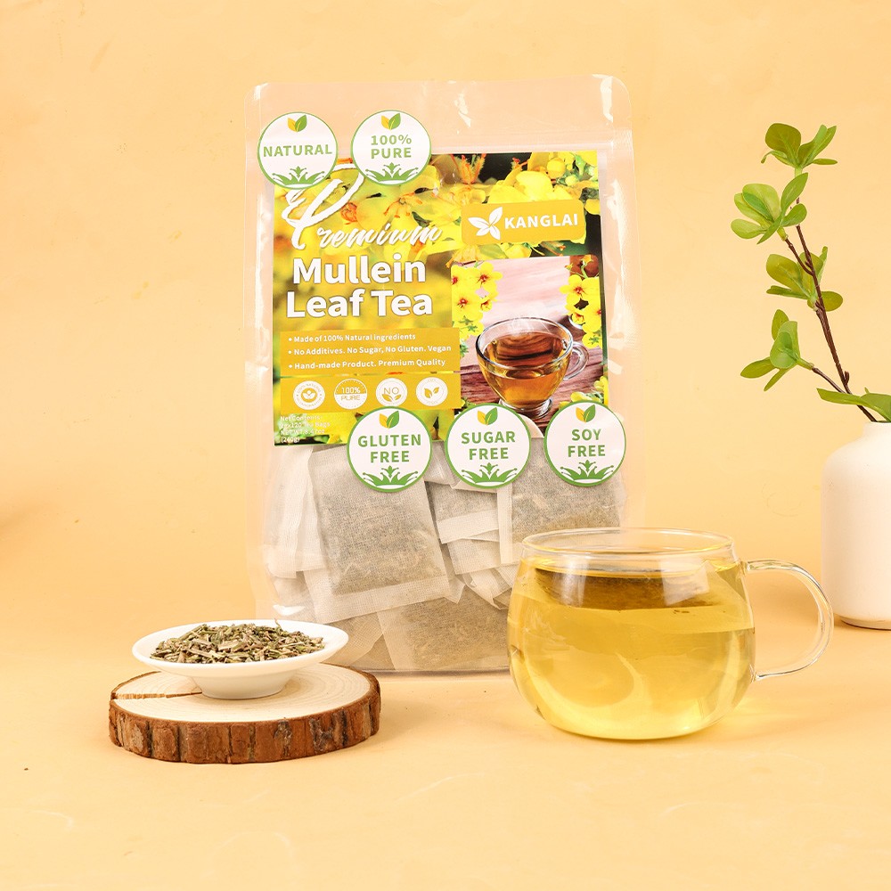 Mullein Leaf Tea Clear Lungs Relieves Cough Improve Digestive Function 120 Bag