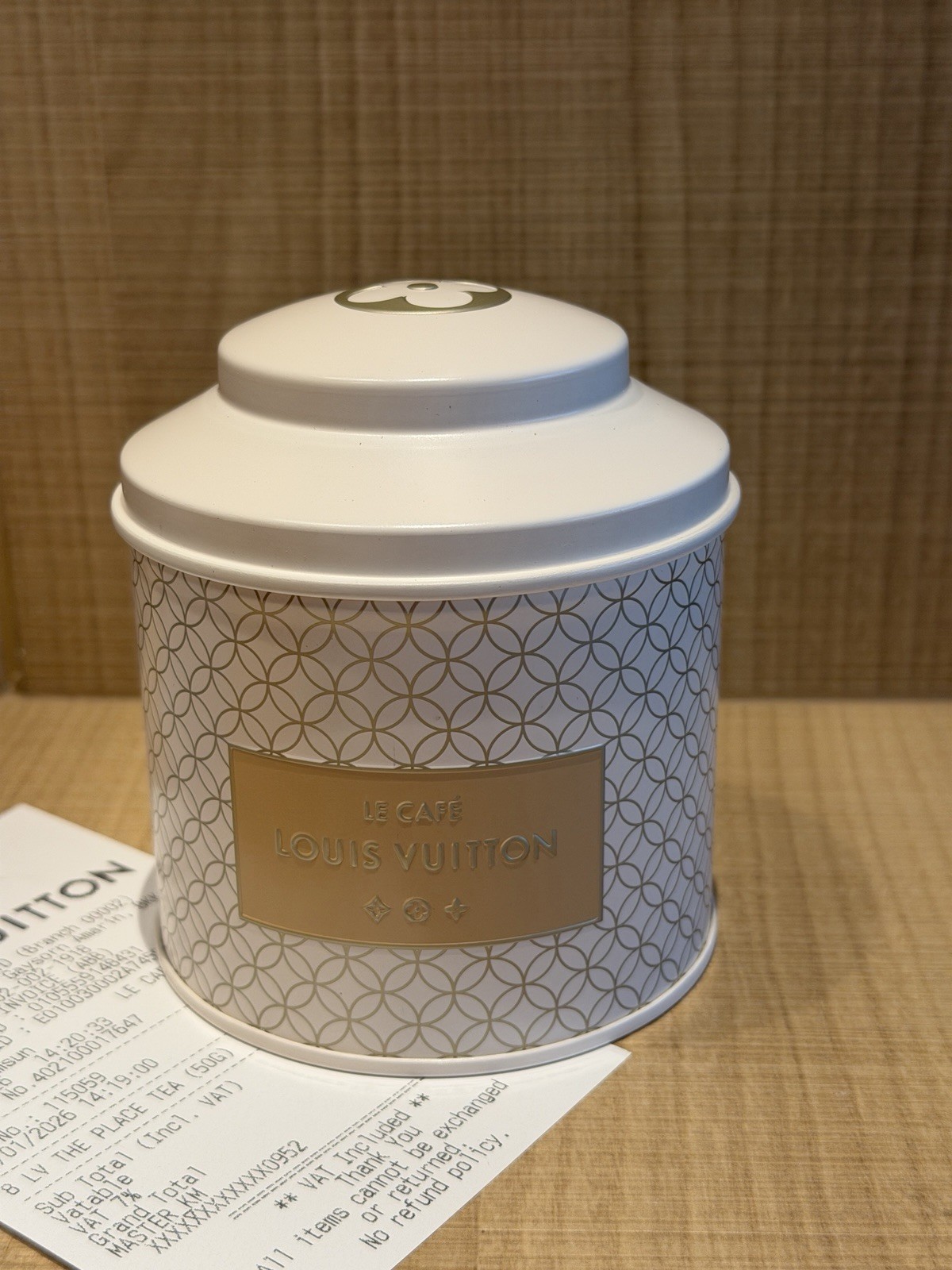 Louis Vuitton Le Cafe Bangkok LV The Place Tea Brand New Fresh. Collectible