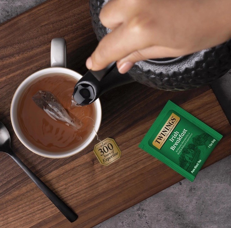 Twinings Irish Breakfast Tea Bags Bold Black Tea 20 Count Pack of 6