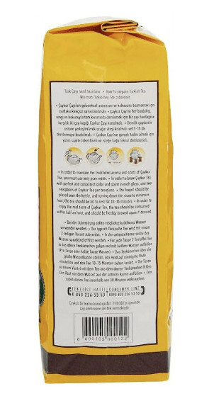 Caykur Rize Turist Cayi – Black Tea – 17.6 oz / 500 Gr