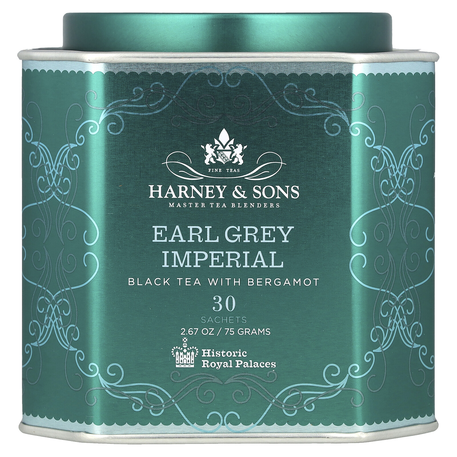 Earl Grey Imperial, Black Tea with Bergamot, 30 Sachets, 2.67 oz (75 g)