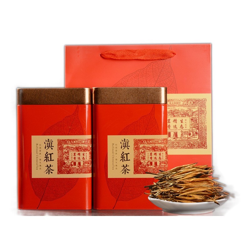 500g Top Yunnan Dianhong Tea Fengqing Black tea Golden Needle Kungfu Black tea