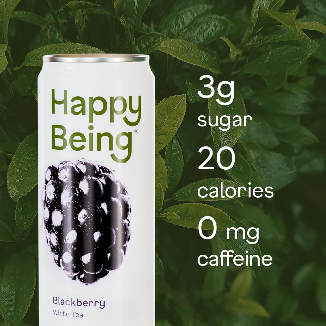 Happy Being Blackberry White Tea – Antioxidant & Polyphenol Rich, Infused wit…