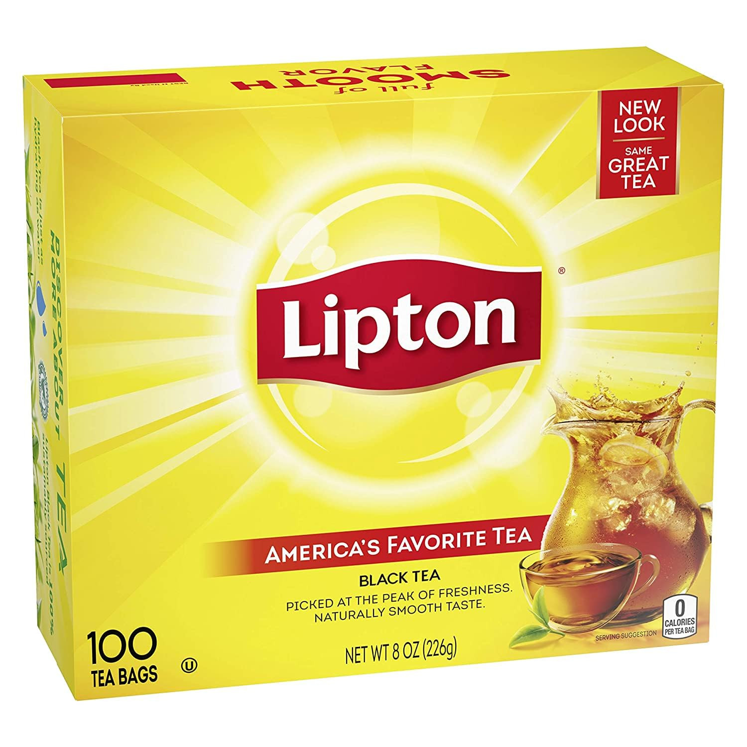Lipton Tea Bags, Regular, 100/Box (Lip 291)