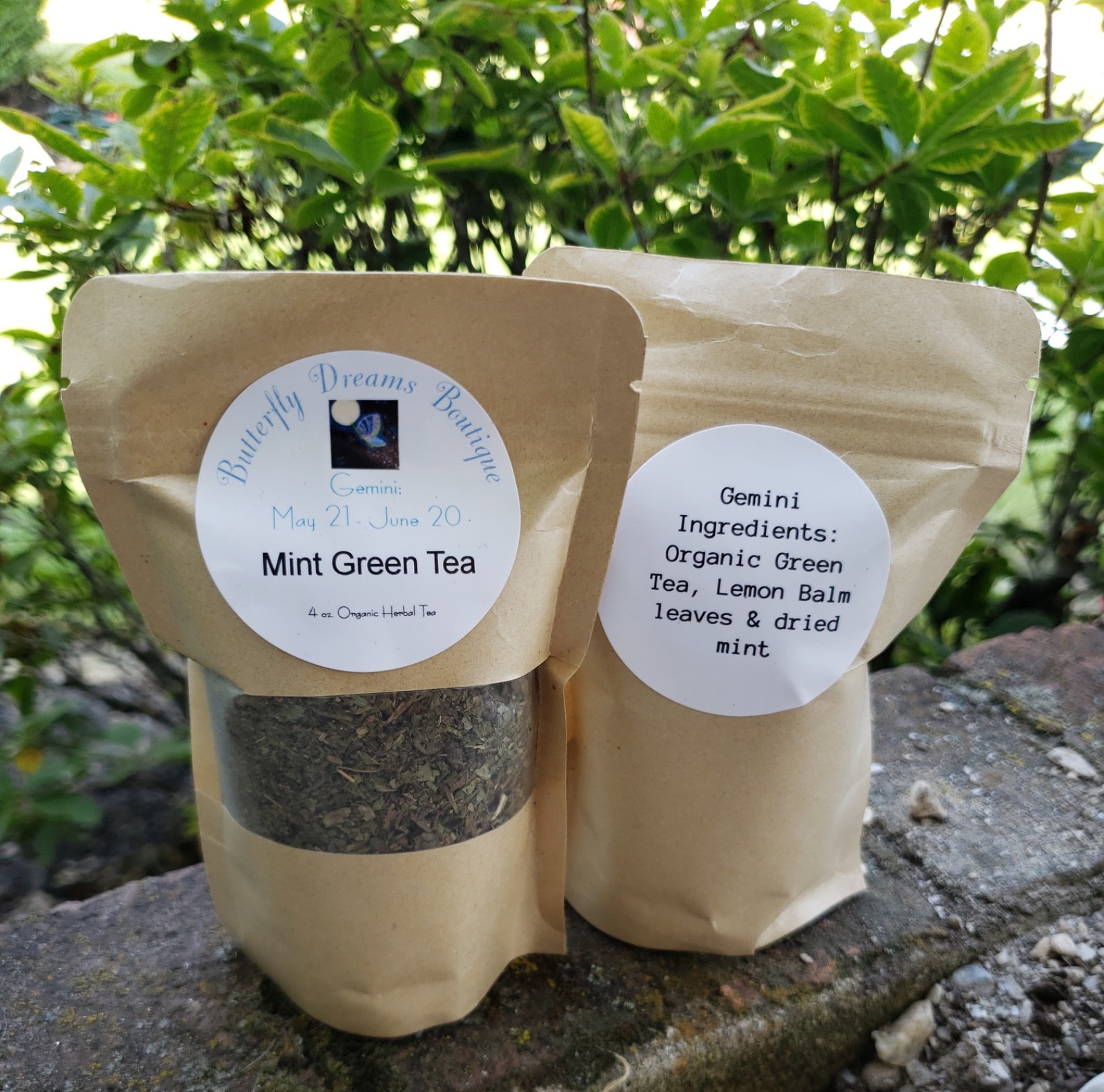 All Natural 4 oz Zodiac Astrology sign Herbal & Dried Fruit Tea Blends