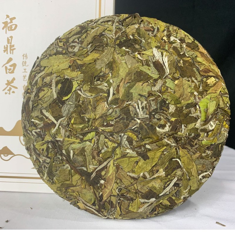 300g Authentic Fuding High Mountain 2018 White Peony Qing Xiang White Tea Cake