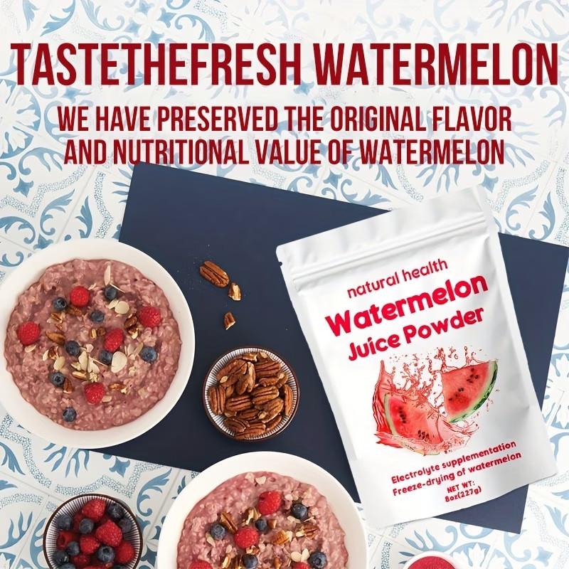 Natural Watermelon Juice Powder Vitamin C Allergen-Free Rich in Electrolytes