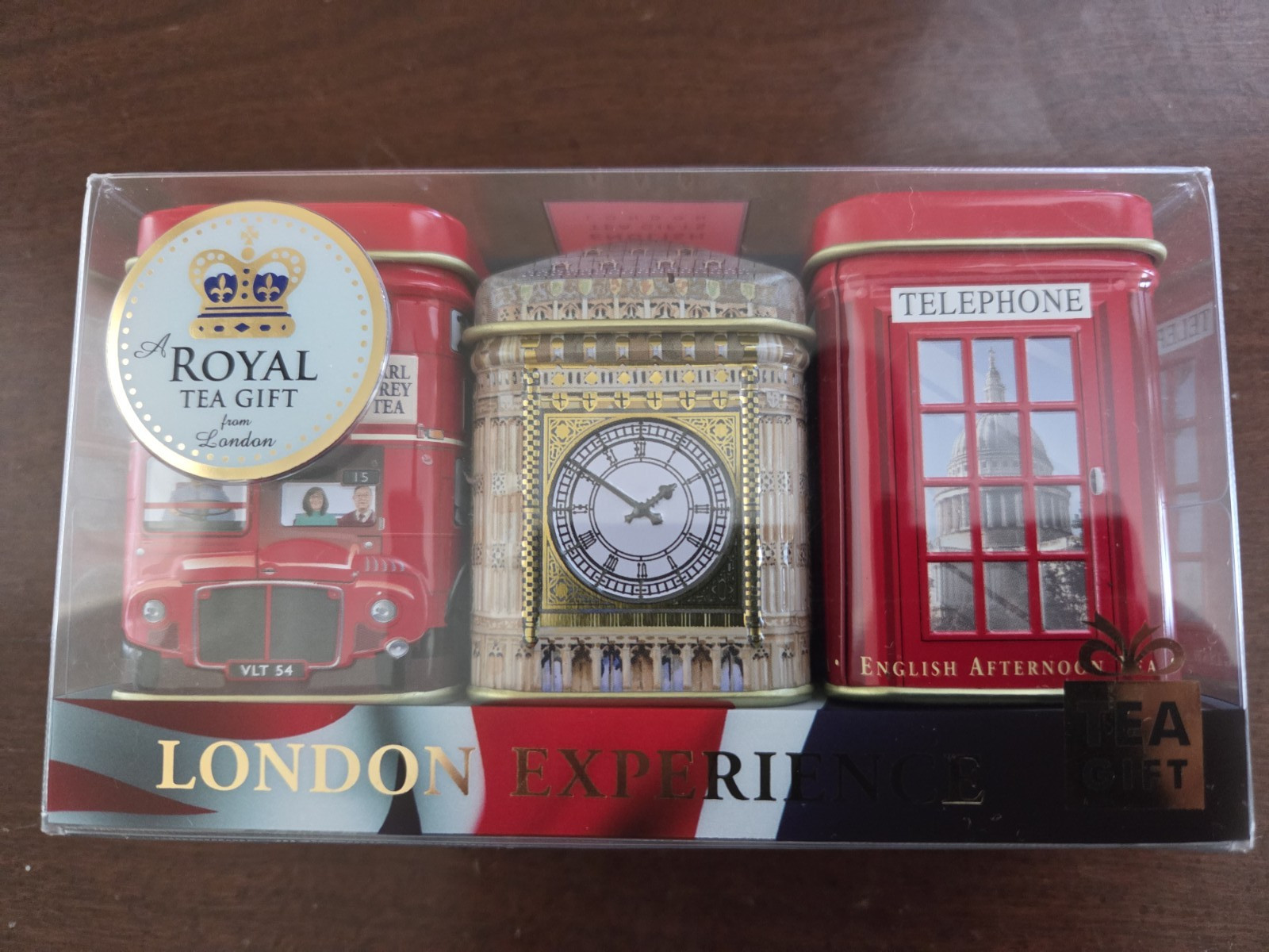 Royal TEA Gift from London 70g 2.46oz ENGLISH AFTERNOON, BREAKFAST & EARL GREY