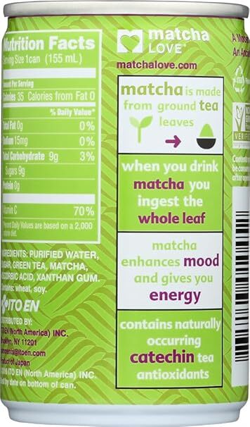 Matcha LoveReady to Drink Green Tea 5.2 fl oz cans