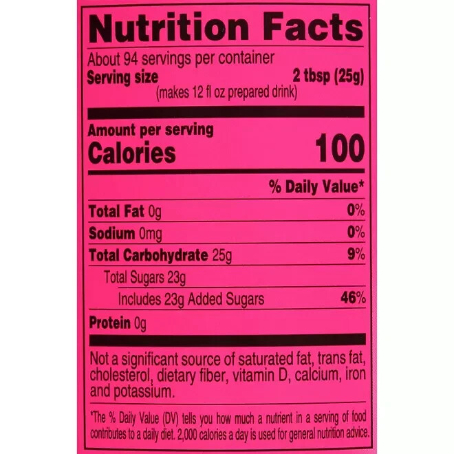 4C 35 QT Raspberry Iced Tea Mix (82.6 oz.) Fast Ship