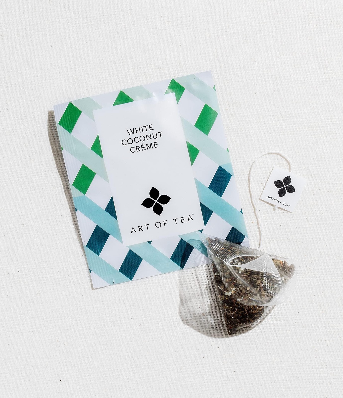Art of Tea | Organic White Coconut Crème | 12 Count Eco Friendly Sampler Box