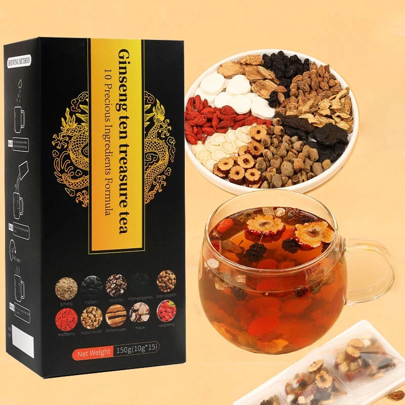 30pcs Ginseng six treasure tea , Kidney tea ,liver tea , red date kidney health