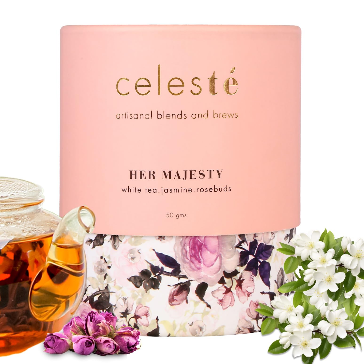 CelesTe Her Majesty – Jasmine Tea Loose Leaf – Premium Blend with Jasmine…
