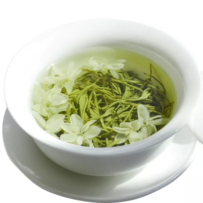 1000g Bi Tan Piao Xue green Tea,sichuan Snowflakes Jasmine Flower green tee