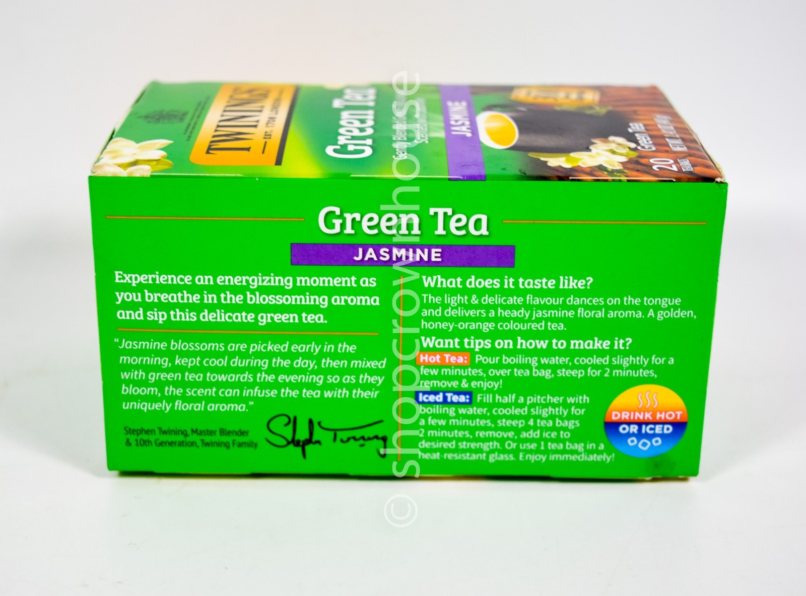 3 Twinings JASMINE Green Tea Non-GMO 60 total tea bags 1.41oz 03/12/2028