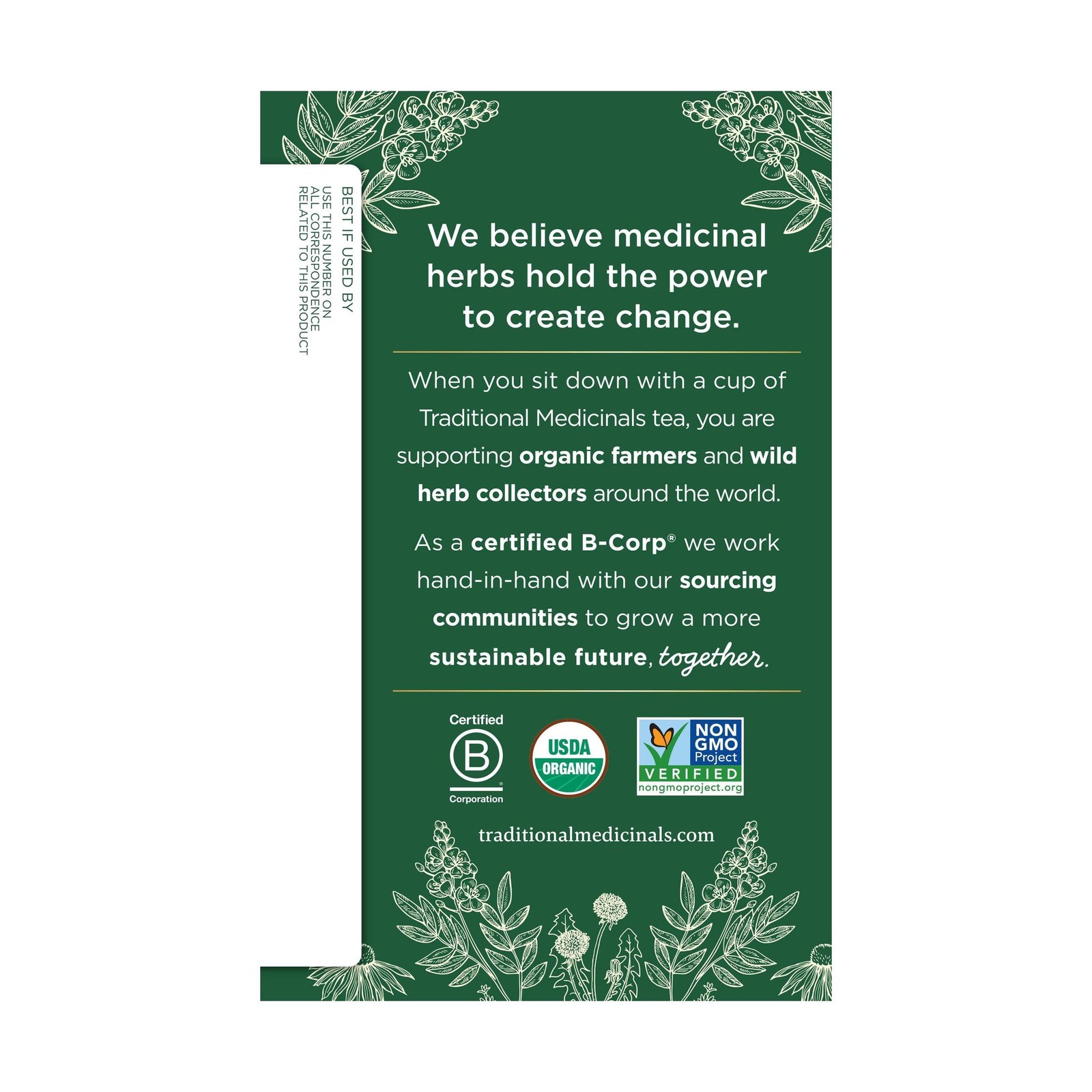 Organic Chamomile Lavender Tea 6×16 Bags | Caffeine-Free Herbal Infusion