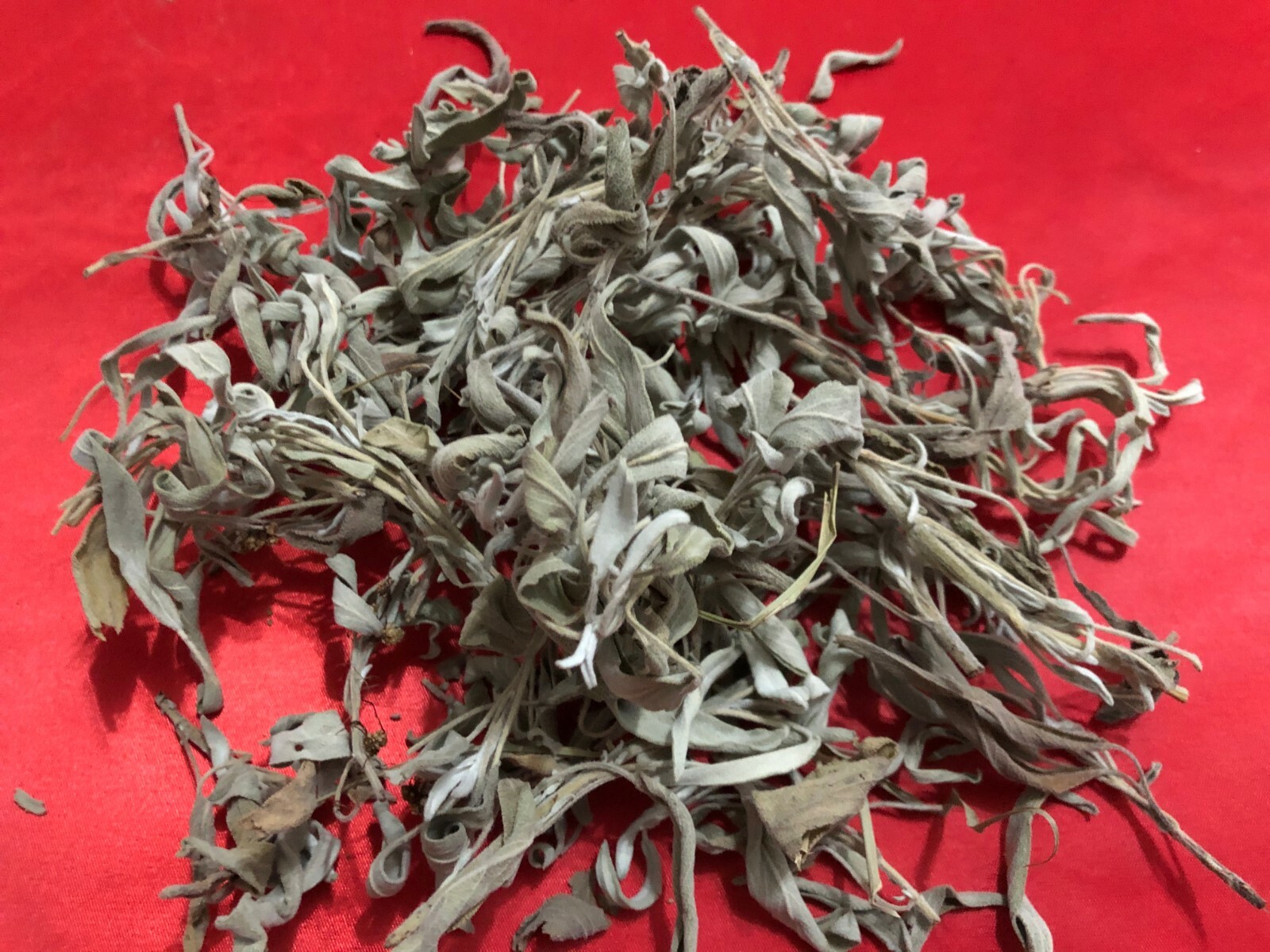 WILD ORGANIC SAGE DRIED LOOSE LEAF SALVIA OFFICINALIS ALBANIA BIO HERBS GRAM OZ.