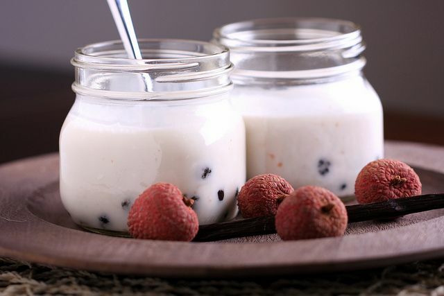 Premium LYCHEE COCONUT Powder Boba Bubble Tea Tapioca Pearl Smoothie Slush 12 oz