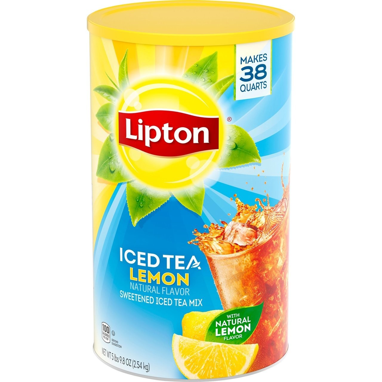 Lipton Sweetened Iced Tea Mix Lemon 89.8 oz Drink Mix NEW Great Price