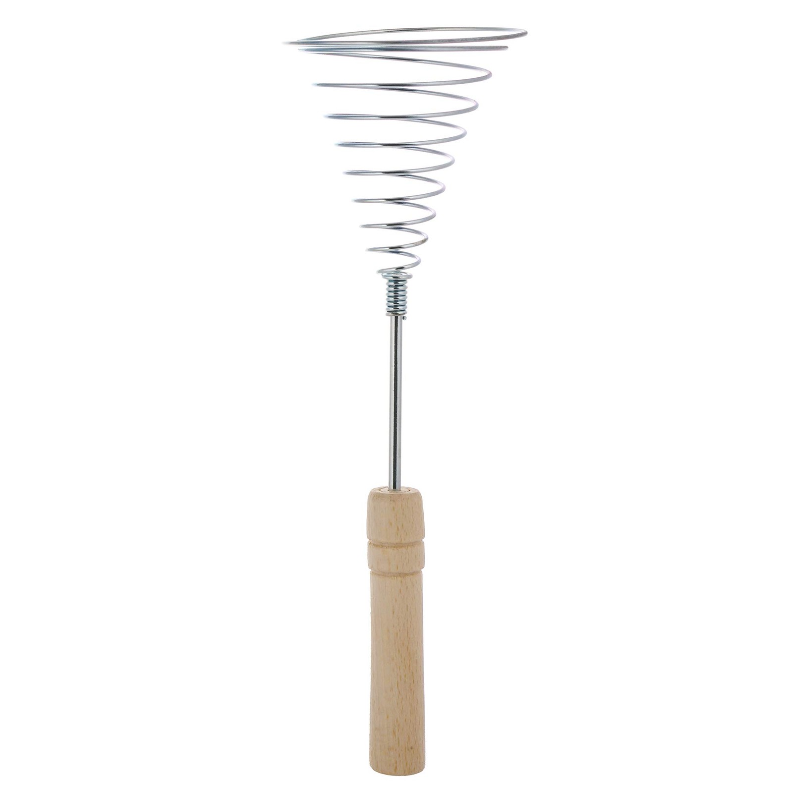Stainless Steel Spring Coil Whisk 1 Pcs – Wire Whip Egg 9.8 inches, Silver
